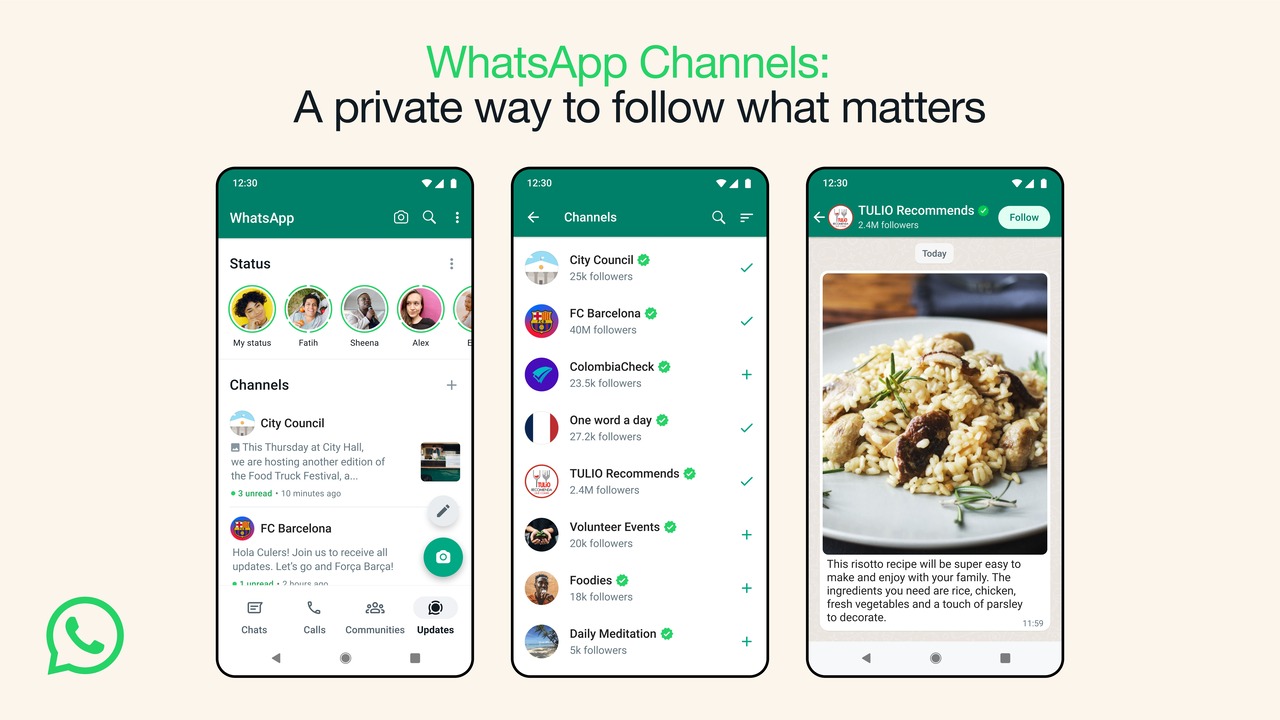 whatsapp channel update